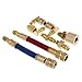 Airkoul 8Pcs Car A/C Air Conditioning Refrigeration R134A R12 Connector Adapter Hose Set Kits