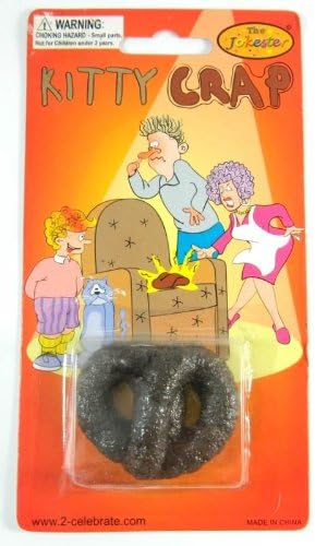 Kitty Crap Doo Pet Poop Fake Rubber Cat Poo Dog Trick Joke Prank Gag Gift MY-1539