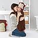 Skip Hop Zoo Baby Infant and Toddler Soft Cotton Hooded Bath Towel and Mitt Washcloth Set, Two Pieces, Multi, Marshall Monkey