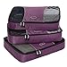 eBags Large Packing Cubes - 3pc Set (Eggplant)