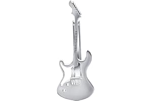 Yoursfs Music Tie Clips for Men Unique Elegant Tie Clip Bar Copper Drum Kit Guitar Tie Pins Fashion Jewelry Men's Clothing Ac