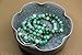 Amandastone Natural Green Chrysoprase Gemstone 8mm Ball Beads Stretch Bracelet 7