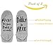SweetGo Funny Saying Knitted Words Dobby is Free Unisex Combed Cotton Low Cut Socks 1 Pack (if Grey, One Size)