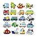 3D Vehicle Refrigerator Magnets, Pococina 20 Pack Vehicle Magnets Set, Funny Vehicle Helicopter Watercraft Rocket Fridge Magnet Set for Kids Kitchen Home Decor Classroom Office