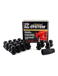 Gorilla Automotive Sistema de bloqueo de rueda estilo de fábrica, Negro