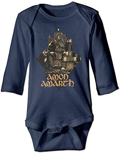 Boxer98 Newborn Babys Death Metal Band Long Sleeve Jumpsuit Outfits