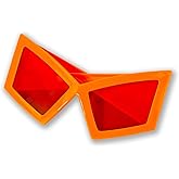 Daxilonyz Funny Oversized Party Glasses Sunglasses Max Width 5.9", Hilarious Costume Accessories for Birthdays, Dance Parties