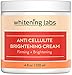 Skin Whitening Cream With Anti Cellulite Firming Effect. Skin Tightening Cream Contains Hyaluronic Acid Glycolic Acid Green Tea 4 ounce