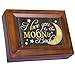 Love You to the Moon and Back Woodgrain Digital Keepsake Music Box Plays My Wish