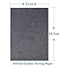 Selizo 200 Sheets Tracing Paper and Carbon Paper Black Graphite Transfer Paper with Tracing Stylus for Wood Burning Transfer, Wood Carving and Tracing