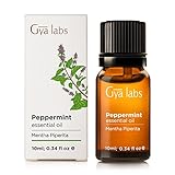 Peppermint Oil 10 ml - 100% Pure, Undiluted, Natural & Therapeutic Grade for Aromatherapy, Skin and Relaxation - Gya Labs