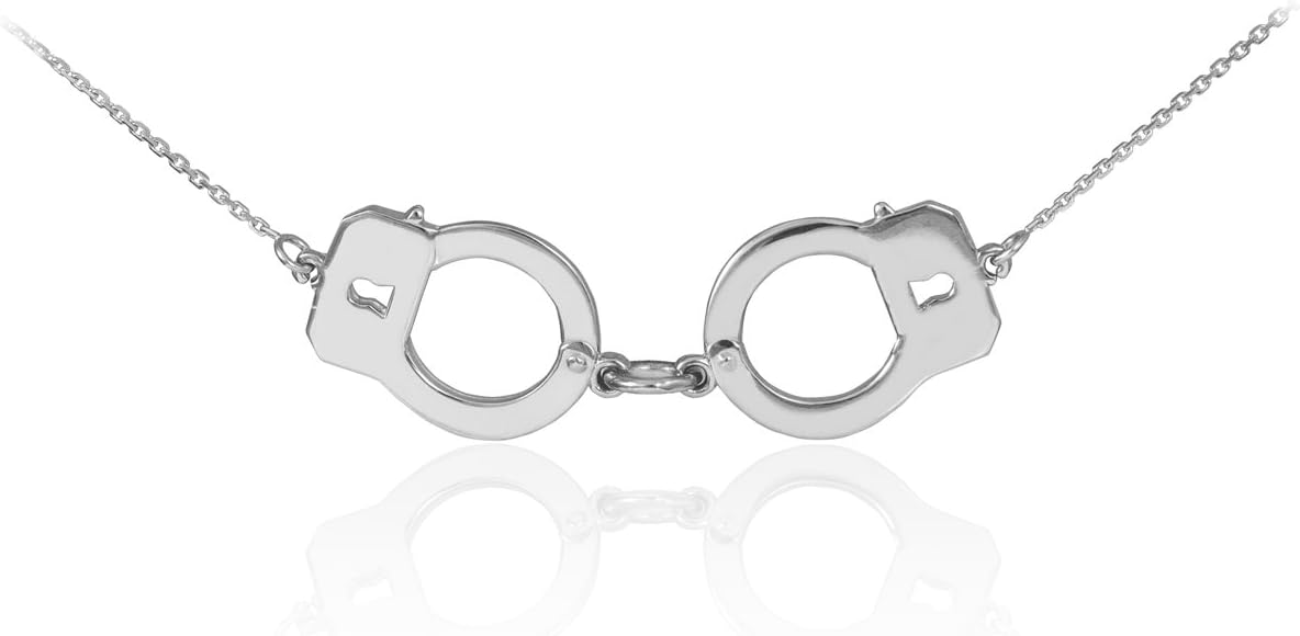 Handcuff Necklaces14k White Gold