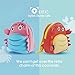 OFUN Crab Backpacks For Kids, Birthday Gifts for Boys Girls, Age 2-8 Years Old
