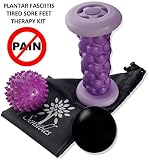 Foot Massager Mobility WOD Kit Foot Roller And Deep Tissue Massage Balls Used To Relieve Foot Pain Plantar Fasciitis Reflexology Yoga Therapy Trigger Point Therapy Self Massage