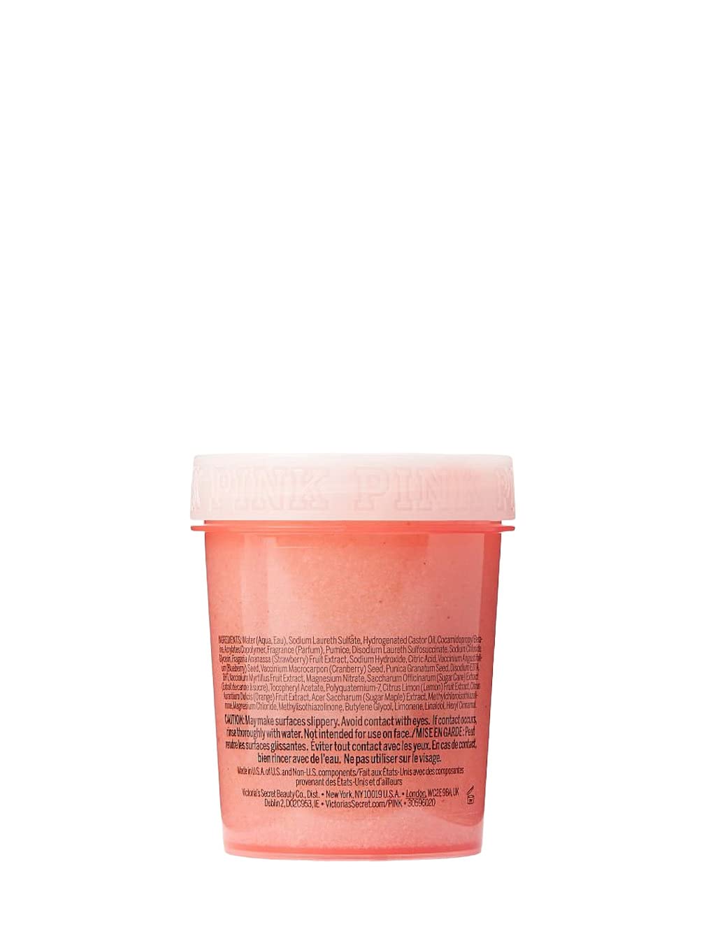 Victoria Secret Pink Strawberry Nourishing Body Scrub 10 oz (Strawberry)