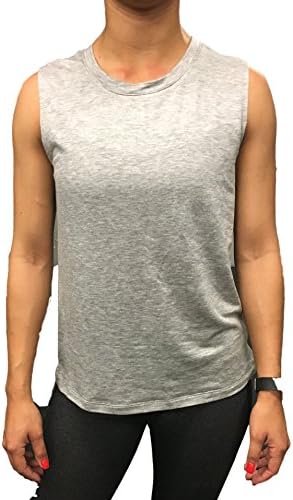 Women's Workout Thin Terry Muscle Tank (small, heather grey)