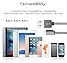 M.owstoni iPhone Charger Charging Cable 3 pack Lightening Cable 10FT iPhone Cable USB Sync & Charging Cord for iPhone 7 Plus 7 6S Plus 6 Plus SE 5S 5C 5, iPad 2 3 4 Mini, iPad Pro Air, iPod.(Grey)