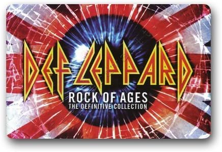 Cottage Decor Helper Doormats Def Leppard Rock Of Ages Home Decor Door Mats Doormat Mat 23 6 L X 15 7 W Dirt Buster Amazon Co Uk Garden Outdoors