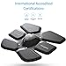 Koogeek Smart Training Gear/Abs Fit, Wireless Muscle Stimulation Fat Burning for Abdomen Fit Training with App for iOS and Android, Wireless Charging