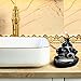 Pistha Ceramic Censer Ceramic Glaze Incense Smoke Cone Burner Backflow Censer Tower Holder for Yoga Room or Home Décor