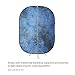Fovitec - 5'x6.5' Hand-Painted Blue Pop-Up Collapsible Backdrop for Video & Photo