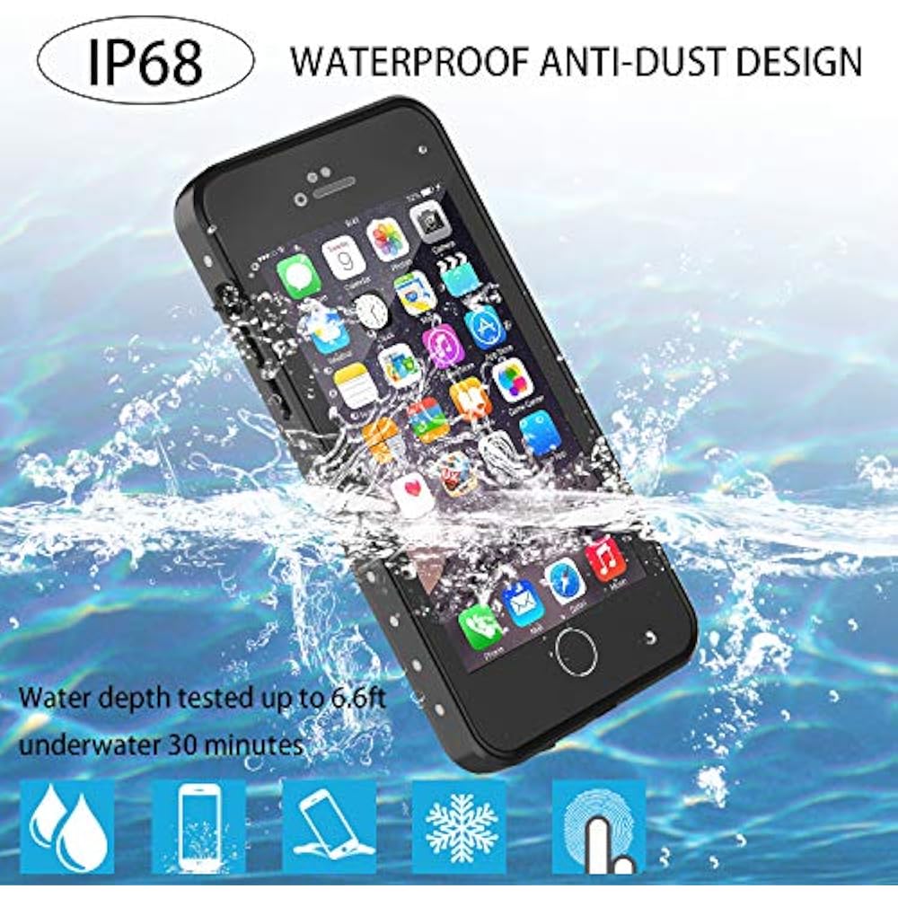 IPhone 6/6s Waterproof Case, IP68 Certified With Touch ID Underwater