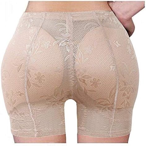 JITIFI Women's Seamless Jacquard Shapewear Enhancer Hip and Butt Padded Lifter Panty Black