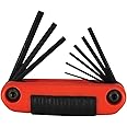 EKLIND 25912 Ergo-Fold Fold-up Hex Key allen wrench - 9pc set SAE Inch Sizes .050-3/16