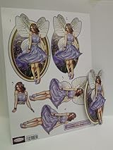 Debbi Moore Designs Decoupage Paper Fairies 8 Sheets JLH074 view 5