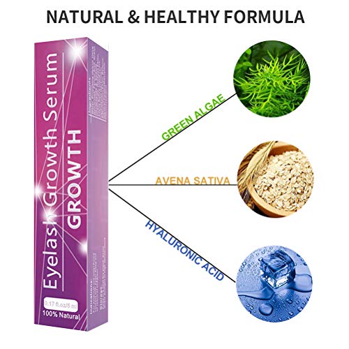 Eyelash Growth Serum Eyebrow Enhancer Serum Professional Eyelash Booster for Naturally Longer, Fuller & Thicker - Thumbnail 2