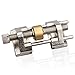 Honing Guide, BonyTek Stainless Steel Side Clamping Fixed Angle Honing Guide with Brass Roller for Wood Chisel, Planer, Blade, Graver, Flat Chisel Edge Sharpening, Clamping Width Range 0.32-3.22 Inch