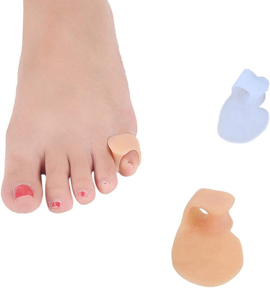 AnHua 2 Pair Silicone Little Toe Finger Straightener Hallux Valgus Bunion Corrector Foot Health Care Product: Health & Personal Care
