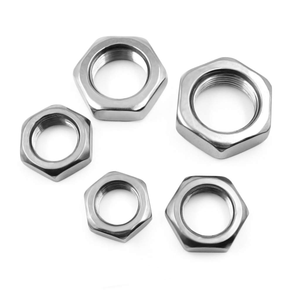 YOFASEN Hardware Accessories - Nuts Full Thread Fastener Hex Bolt Metric Screws Nuts, M8*1 * 3 100Pcs