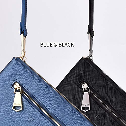 Large Wristlet for Women,U+U Soft PU Leather Clutch Wallets with Power Bank,Hangbags for iphone 7 Plus Case