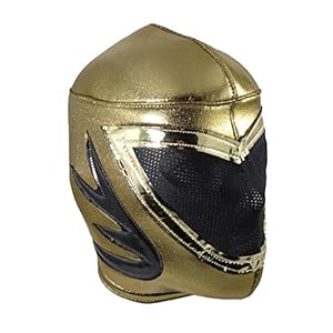 TINIEBLAS Adult Lucha Libre Wrestling Mask (pro-fit) Costume Wear – Gold