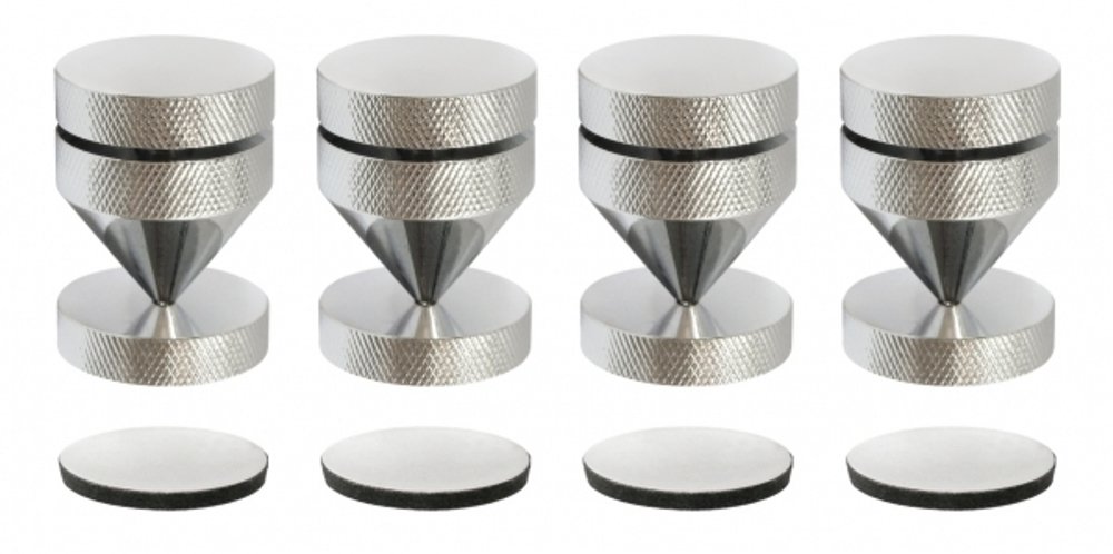 Dynavox HD 919 Sub Watt Absorber Chrome Set of 4