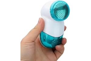 Electric Clothing Lint Pills Removers Portable Clothes Fluff Pellets Cut Machine Fabric Sweater Fuzz Shaver (Blue)