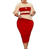 Work Dress for Women Elegance Church Dresses Midi Bodycon Pencil Dress Teacher Office Business and Casual Outfits