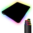 RGB Gaming Mouse Pad with 11 RGB Light up Modes,LED Gaming Pad,Non-Slip Rubber Based Computer Mice mat Medium Size(13.7” x 10.3”)