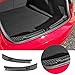 BASENOR Tesla Model 3 Rear Trunk Bumper Protector Guard Stainless Steel Black Titanium