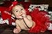 Dancina Baby Tutu Tulle Skirt for Toddler Girls 6-24 Months Red