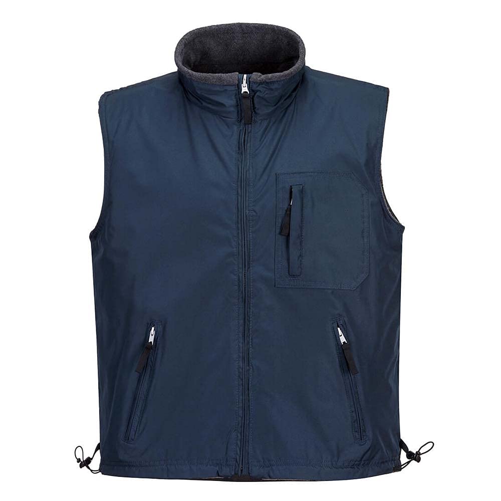 Portwest RS Reversible Bodywarmer, Size: M, Colour: Navy, S418NARM