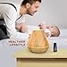 TaoTronics Essential Oil Diffuser, 400ml Wood Grain Aroma Diffuser for Aromatherapy (Noiseless 14 Hours Continuous Mist, PP Build, Diffusers for Essential Oils, Waterless Auto Shut-Off Protection)