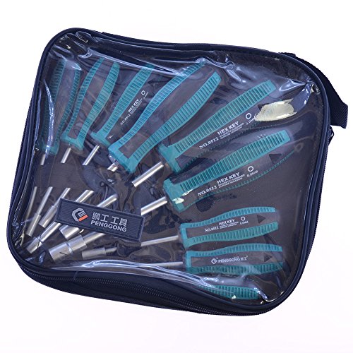 Click Here to See More Images 9PCS CRV Socket Set Wrench Screw Driver Nut Key 3mm 4mm 5mm 6mm 7mm 8mm 9mm Tool HEX SOCKET