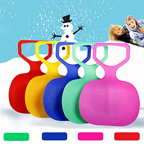 Gracefulvara Outdoor Winter Plastic Skiing Boards Sled Luge Snow Grass Sand - Thumbnail 4