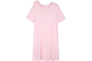 AVIIER 100% Cotton Hospital Gowns for Women Open Back Tear Away Post Shoulder Surgery Dress Adaptive Clothing Nightgowns
