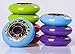 8-pack, SK2 Viper Inline Skate/Rollerblade Wheels (Multiple Size and Color Options Available)