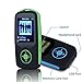 DeeFec Portable Hi-Fi 16GB Bluetooth MP3 Music Player with FM Radio Voice Recorder & 50 Hours Lossless Playing & Supports Expand Memory Card up to 64GB (Green)