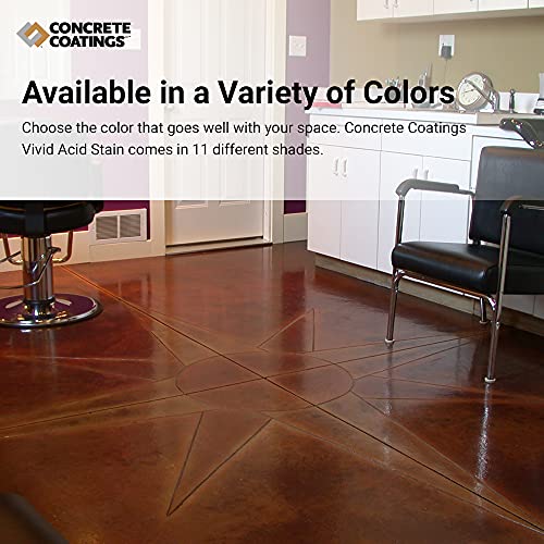 CC Concrete Coatings Vivid Acid Stain for Antique Marble Effect