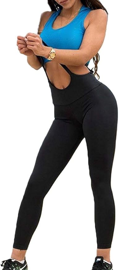 Targogo Las Mujeres De Cintura Alta Leggings Mono Elástico De Yoga ...